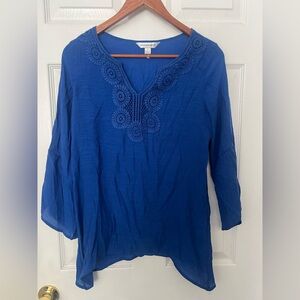 Counterparts Royal Blue Tunic Top